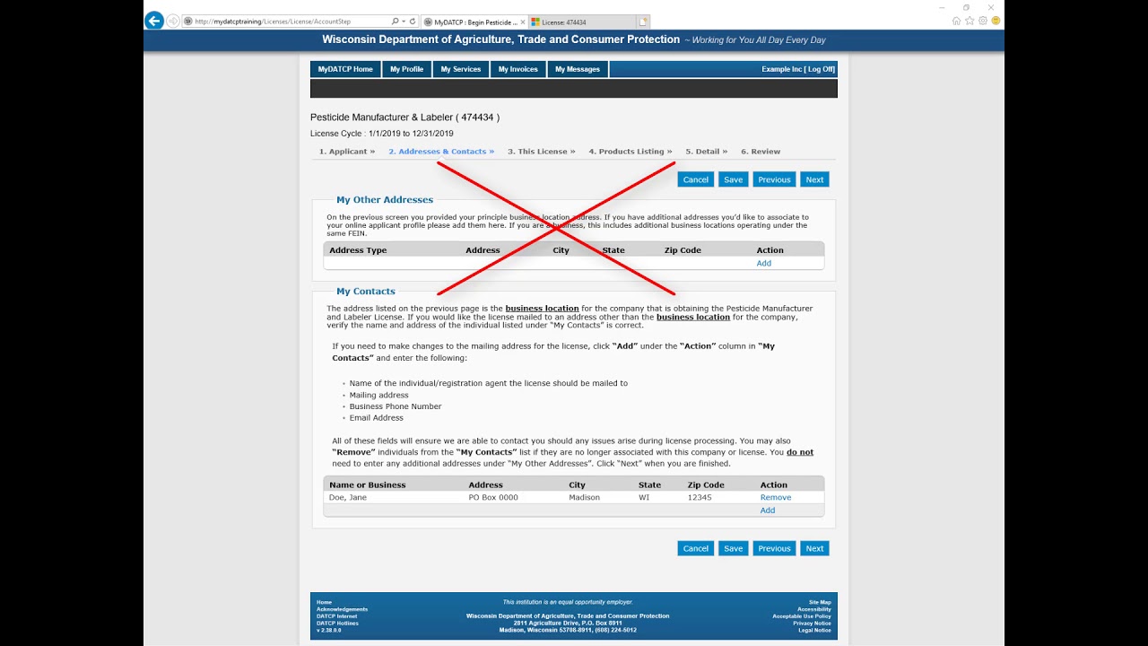 Renewing Your Wisconsin Pesticide Manufacturer/Labeler License Online