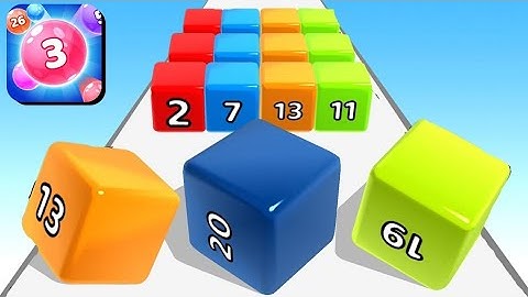 Ball run 2048 - All Levels Gameplay  Walkthrough Android iOS Level 18