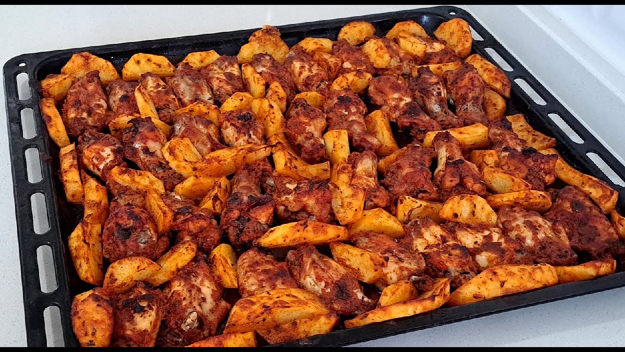 MANGAL TADINDA  ÖZEL SOSUYLA????  FIRINDA NAR GİBİ KIZARAN TAVUK  KANAT NASIL YAPILIR