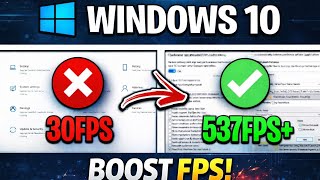 How to Optimize Windows 10 for Gaming  Best Settings for FPS Boost (2026)