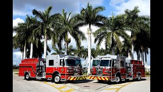 SFEV - Lehigh Acres Fire Control and Rescue District (FL)- New Sutphen custom pumpers (HS6481, 6482)