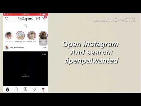 how to find a pen pal on instagram