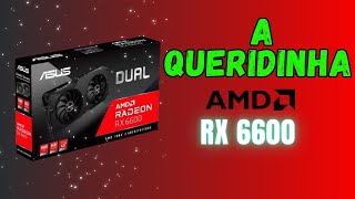 Placa de Vídeo RX 6600 V2 ASUS Dual AMD Radeon, 8GB GDDR6