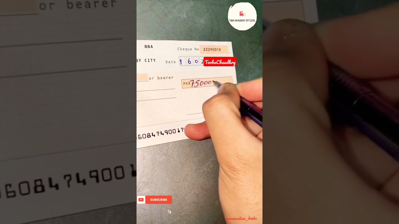 7 5 Lakh Cheque Motivation Paycheque Chequebook Blankcheque Money Viral