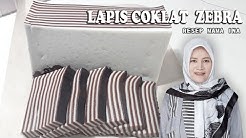 lapis coklat warna zebra legit, awet dan kenyal bahan dari tepung beras - Durasi: 14.24. 