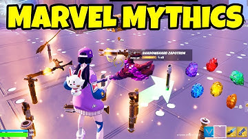 OG MARVEL MYTHIC ITEMS CODE in Fortnite CREATIVE MAP!