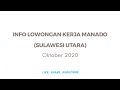 Update! Lowongan Kerja Manado Oktober 2020