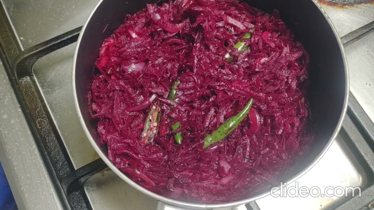 பீட்ரூட் பொரியல் Beetroot Poriyal