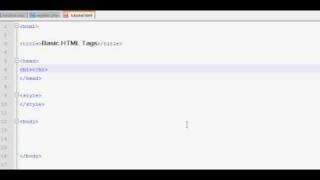 HTML Tutorial 1: Basic Tags