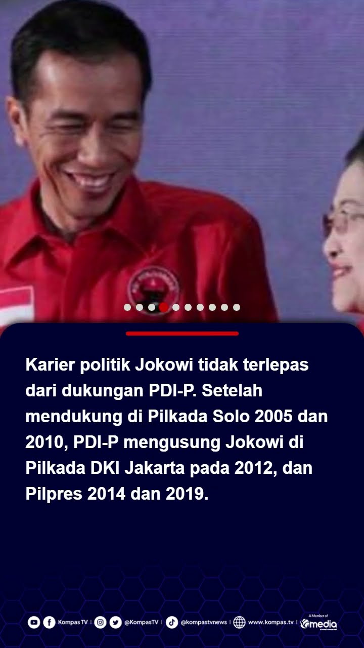Senyum Jokowi Saat Ditanya Status di PDI-P, Ngaku Masih Simpan KTA #jokowi #pdiperjuangan #pdip