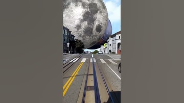 Planets Moon Falling On Earth Vfx part 07 #vfx #planets #shortsfeed #shorts #solarsystem