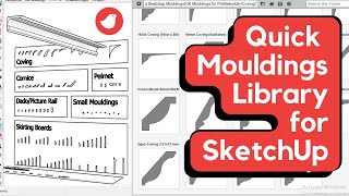 Fast Mouldings Library for SketchUp