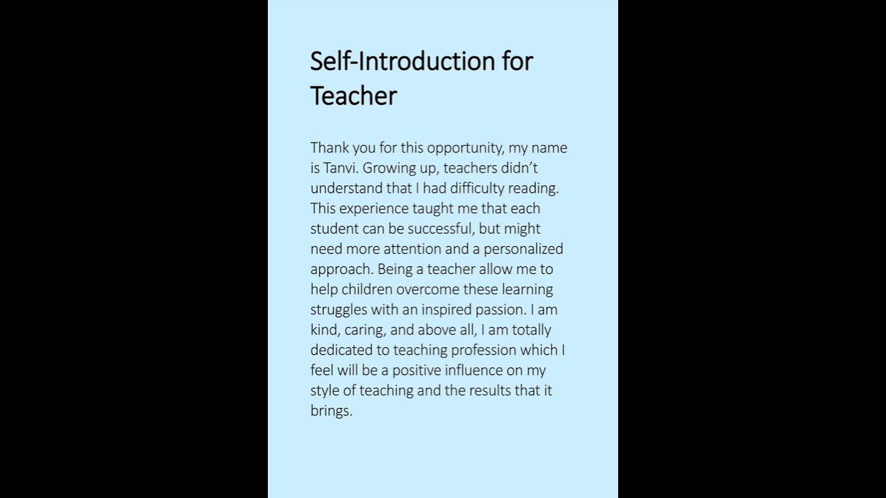 self-introduction-for-teacher-teachers-interview-questions-and-answers