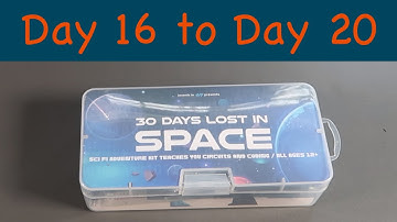 30 Days Lost in Space kit – Day 16-20