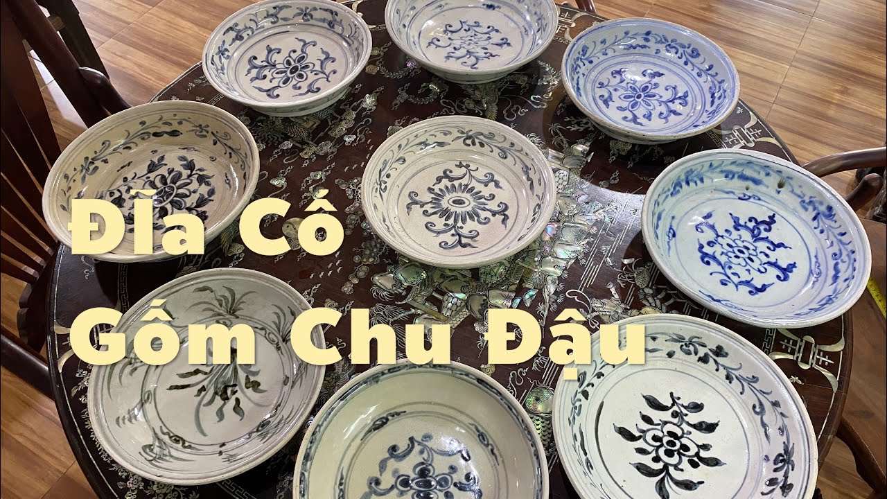 Docovery|Bộ sưu tập 9 đĩa gốm Chu Đậu cổ giao lưu với ACE|Vùng Đất