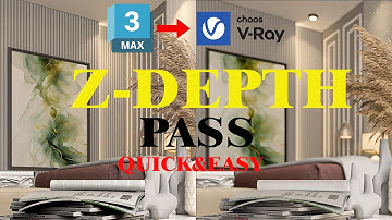 Z-Depth Render Element | 3ds max & Photoshop|Easy Method|3dmax full Course