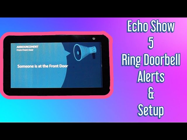 Echo Show 5 : bon prix sur l'assistant vocal avec la sonnette Ring