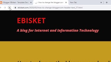 How to change the blogger.com header text and image size