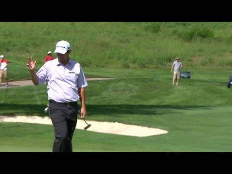 Johnson Wagner’s perfect eagle putt from 53 feet at John Deere