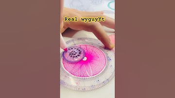 Endlessly Looping Spirograph That Hits Just Right! ✨🔁 #PerfectLoop #SatisfyingVisuals