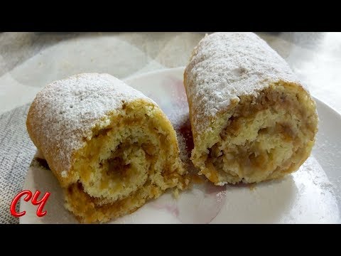 Быстрый Бисквитный Рулет