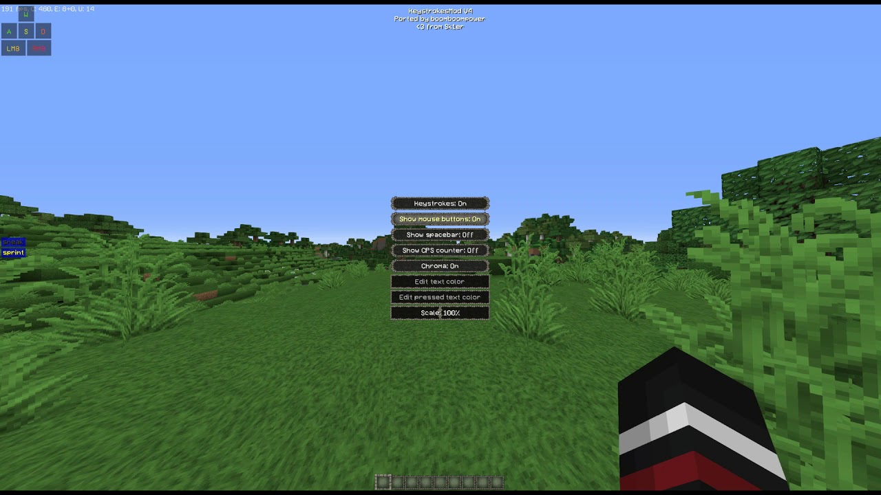 cps and keystrokes mod 1.8.9