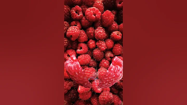 magical inside raspberry#shorts#fruit#satisfying#asmr#viral#trending
