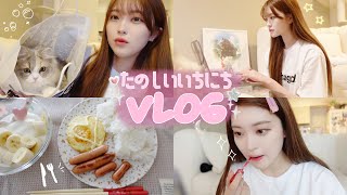 【vlog】わたしのゆったり休日に密着🧡✨猫ちゃんのいる暮らし🐱