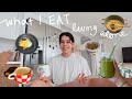 what I eat in a day LIVING ALONE *lazy edition + idk how to cook*