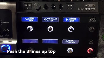 How to turn off RX Midi Clock on the Line 6 HX Effects