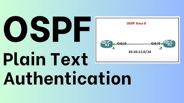 OSPF Plain Text Authentication