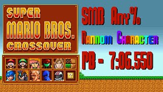 Super Mario Crossover Speedrun - SMB Random Character Any% - 7:06