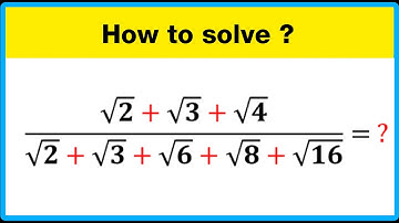 A Nice Radical Problem • Simplify Radical Expression ✍