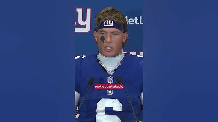Jaxson Dart gives kudos to the defense #shorts #nfl #Giants #nygiants #jaxsondart