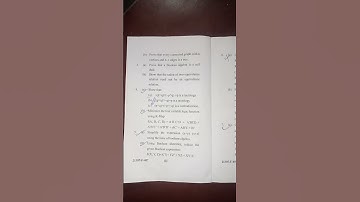 #BCA Discrete Mathematics previous Year question paper #2024#2nd semester#shortfeed #exam#exam #