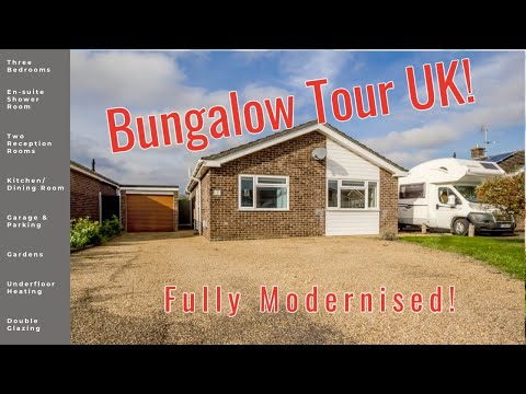 BUNGALOW TOUR UK  Fully Modernised! For Sale £300,000 Watton, Norfolk - Longsons estate agents.