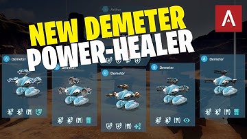War Robots - New Robot DEMETER has POWERFUL Healing Ability WR Test Server Gameplay