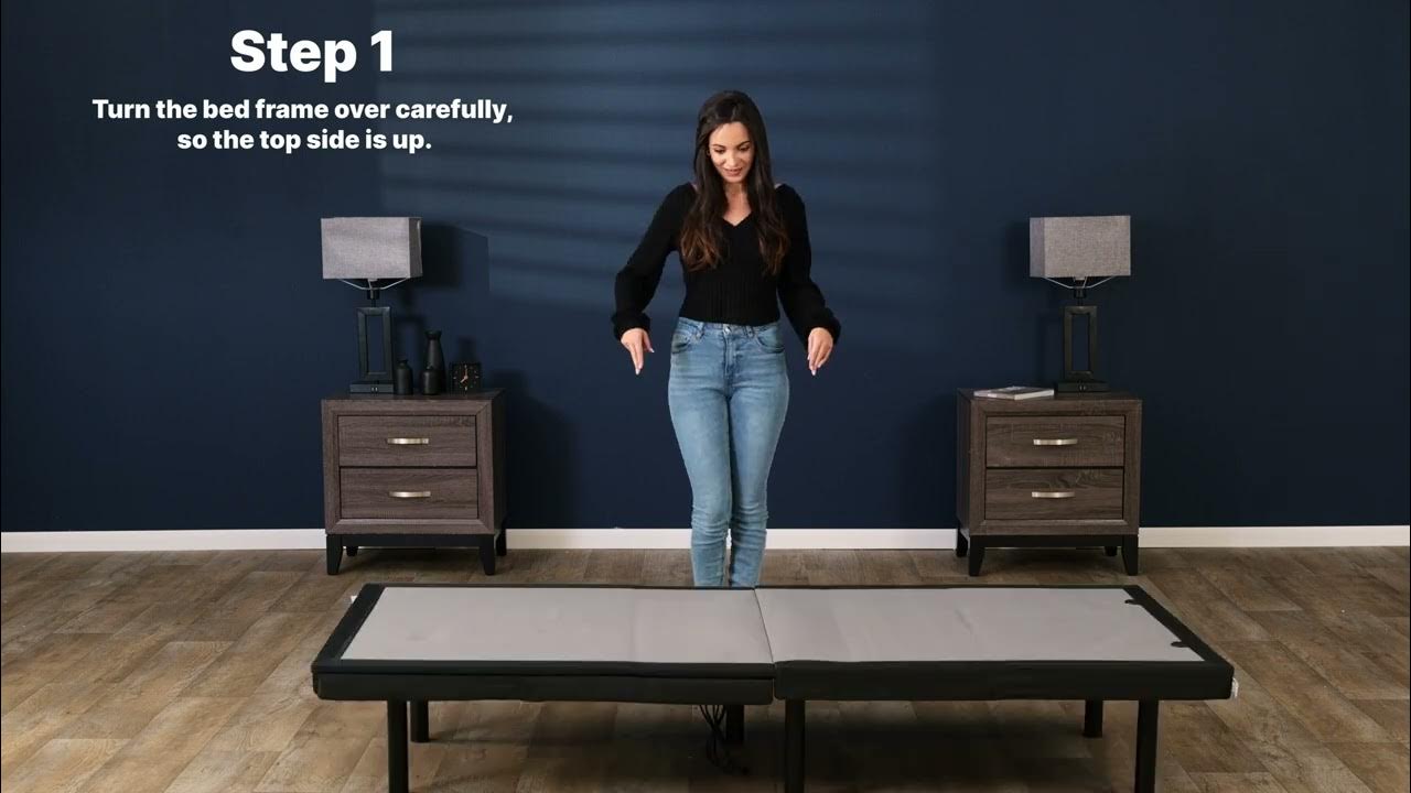 GhostBed Adjustable Base Setup Instructions YouTube