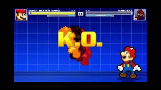 Mugen Super Better Mario 1P (Me) vs Mario EXE 2P (Oppoment)