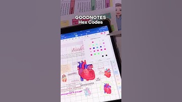 🎨 Goodnotes HEX Code Guide | Customize Your Digital Planner & Notes | FREE Color Palette!