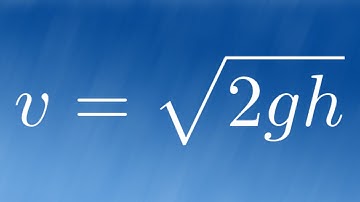 Solve the Equation v = sqrt(2gh) for g