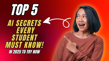 5 Best AI Tools Every Student Must Use in 2025 - Study Smarter Not Harder