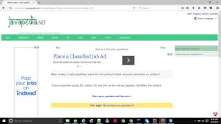 What makes a fully qualified name for the artifact  - javapedia.net