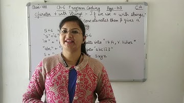 CBSE CA COMPUTER APPLICATION Class-8 Ch-6 Program Coding Part-10