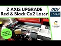 Z Axis Upgrade on Red & Black Co2 Laser with Ruida Controller