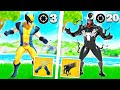 J'imite les BOSS CACHÉS Venom et Wolverine avec leurs NOUVEAUX POUVOIRS sur FORTNITE ! (Prank)