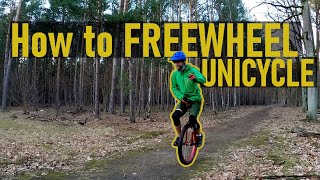 How to Ride a FREEWHEEL Unicycle