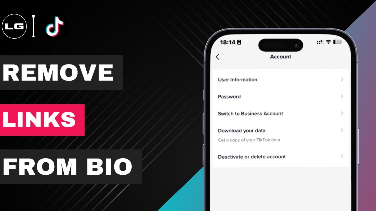 How To Remove Link From TikTok Bio 2023 YouTube