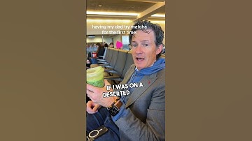 Dad Tries Matcha for the First Time😂