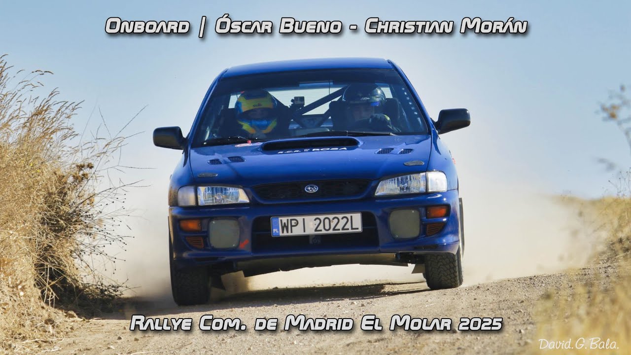 Onboard | Oscar Bueno - Christian Morán | Subaru Impreza GC8 | Rallye Com. de Madrid El Molar 2025
